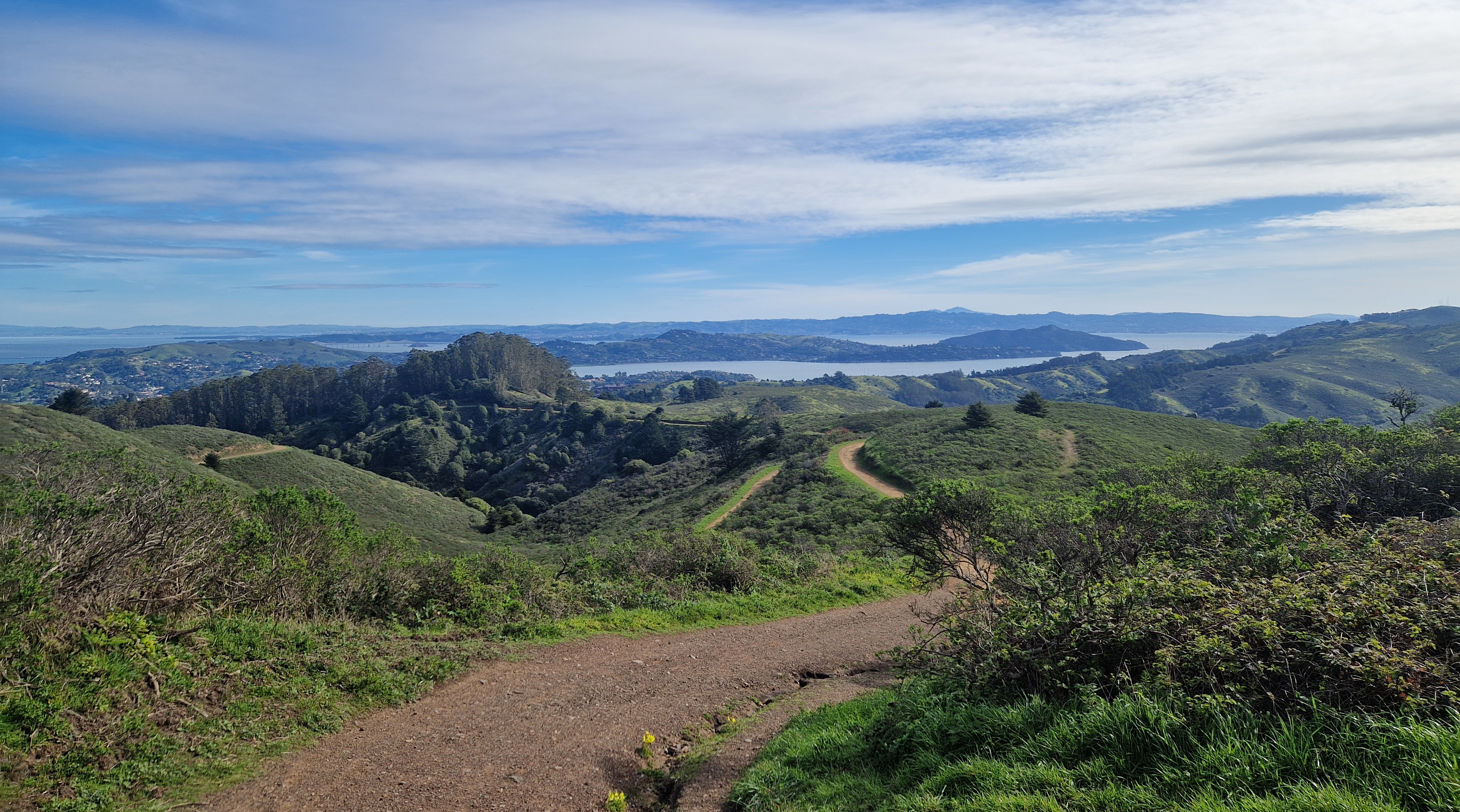 Descent toward Muir Beach